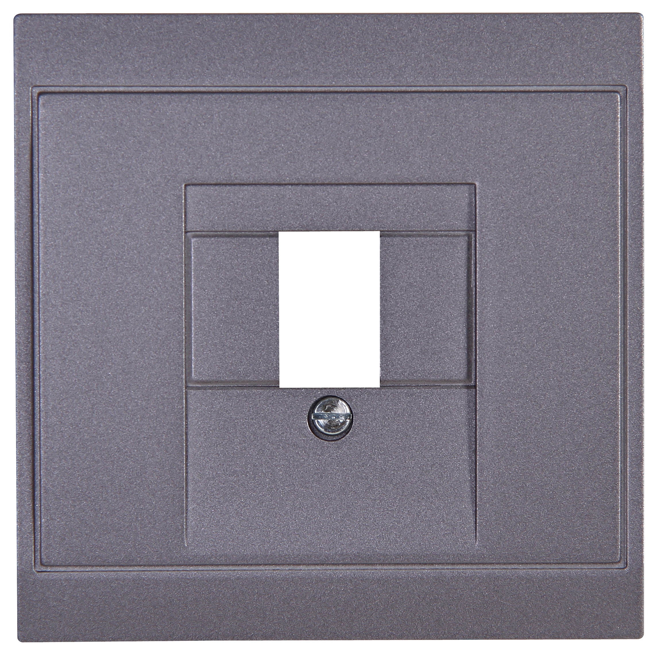 Kopp Abdeckung für TAE-Telefon-Anschlussdose MALTA anthrazit
