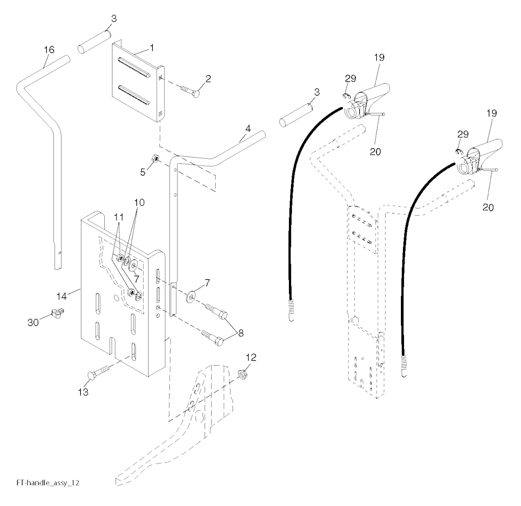 Explosionszeichnung Ersatzteile