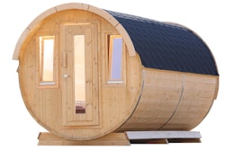 Wolff Finnhaus Campingfass 446 2-Raum-Bausatz zur Selbstmontage-Schwarz