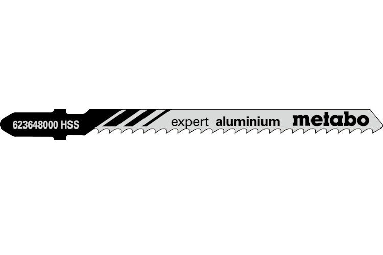Metabo 5 Stichsägeblätter "expert aluminium" 74/ 3,0 mmHSS