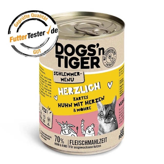 Dogs'n Tiger 400g Dose KatzenassfutterVorschaubild