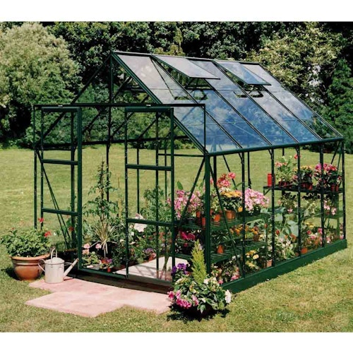 Halls Gewächshaus Magnum SET inklusive Fundamentrahmen - 8,3 m² / 9,9 m² / 11,5 m²