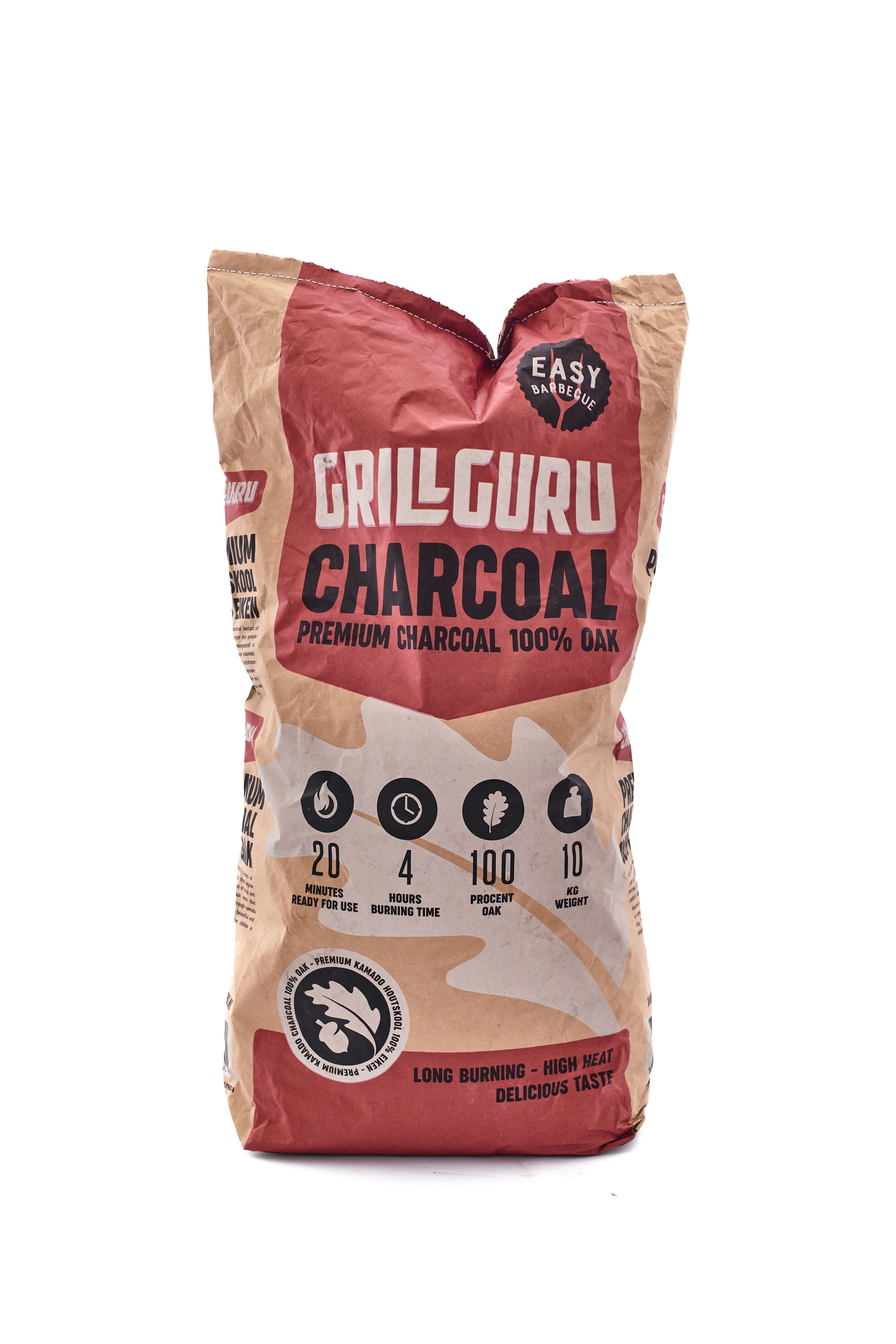 Grill Guru Holzkohle Europäische Eiche, 10 kg