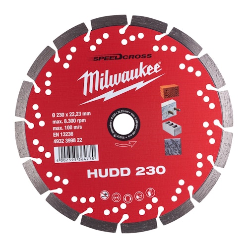 Milwaukee DIAMANT-TRENNSCH. SPEEDCROSS HUDD230 4932399822