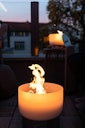 QFlame Feuerschale Set Balcony Stainless Steel Ø 36 cm