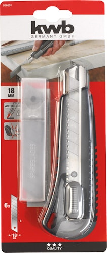 kwb Abbrechkl.Mes 18mm+5Klingen 26691