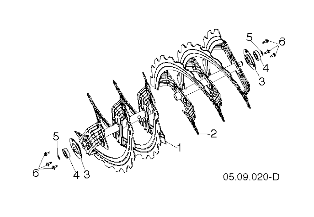 Explosionszeichnung Ersatzteile