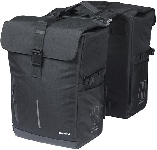 Basil Doppeltasche Move 30 l schwarz
