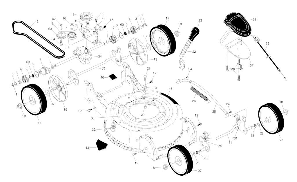Explosionszeichnung Ersatzteile