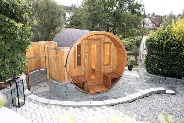 Wolff Finnhaus Saunafass 400 de luxe