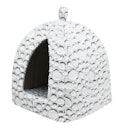 Vorschaubild TRIXIE Höhle Mila, Plüsch, 32 × 42 × 32 cm, weiß-grau