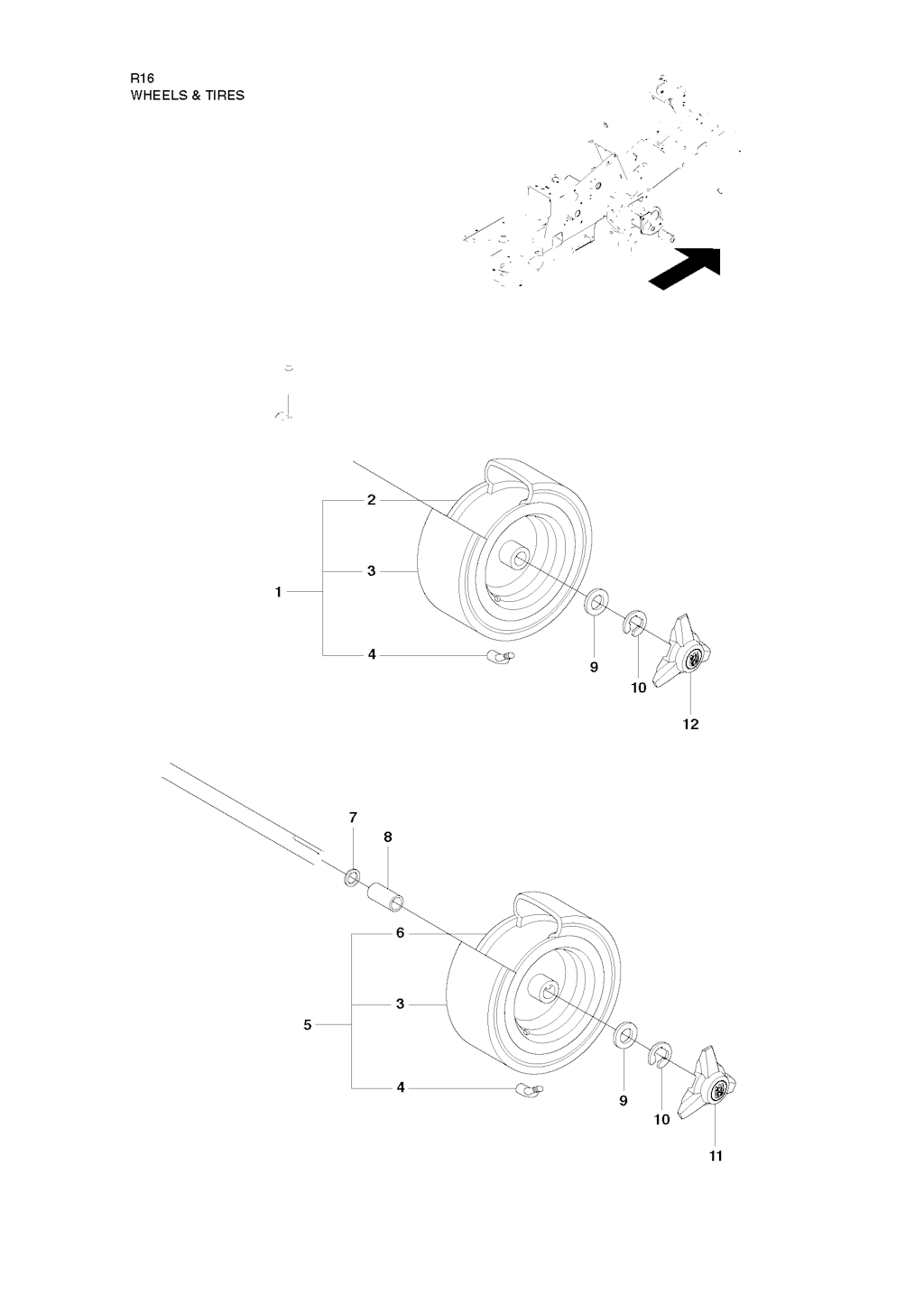 Explosionszeichnung Ersatzteile