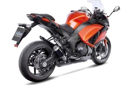 LeoVince 2x SLIP-ON Edelstahl SBK LV-10 Schwarz für KAWASAKI Z 1000/Z 1000 SX