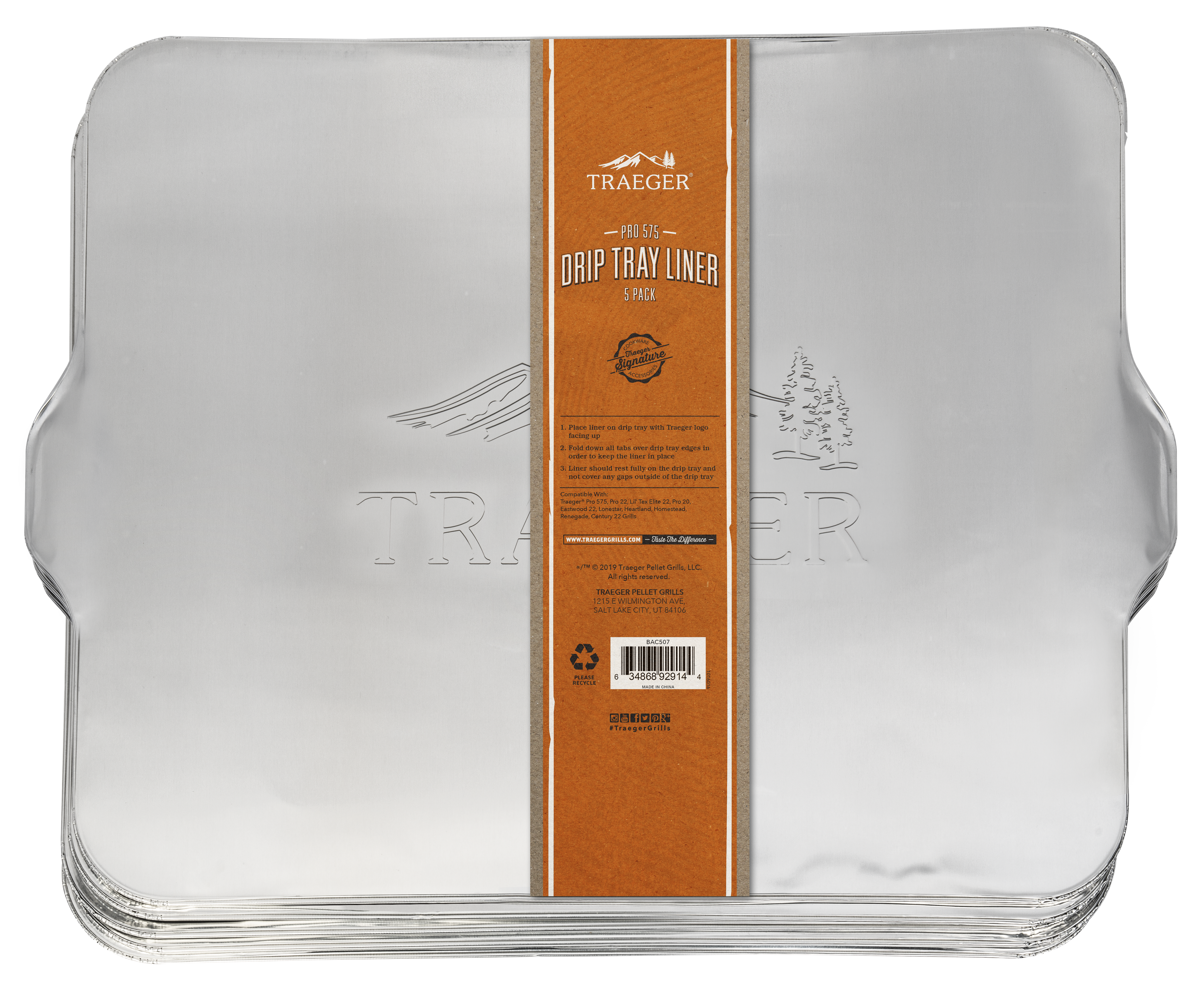 Traeger Einsatz für Fettauffangblech für PRO 575 - 5 Stück