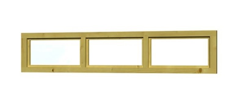 Skan Holz Oberlicht für Carports mit Echtverglasung