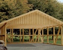 Skan Holz Schwarzwald - Satteldach Doppelcarport Breite 684 cm
