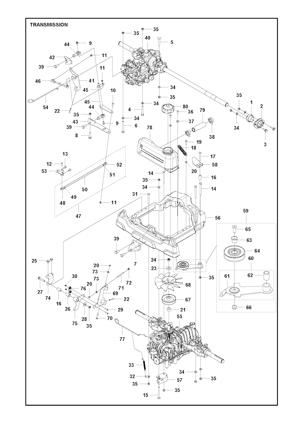 Explosionszeichnung Ersatzteile