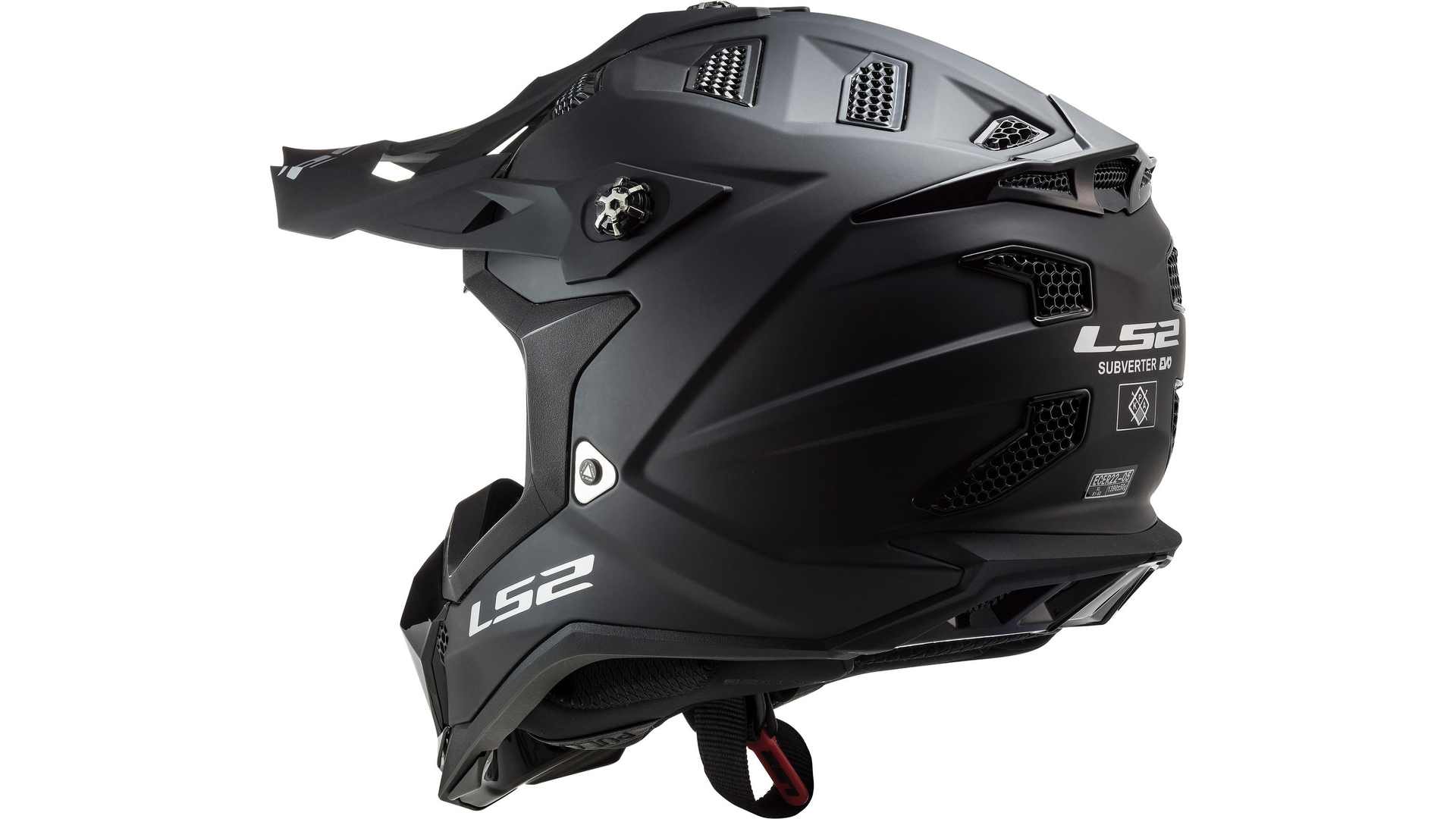 LS2 Crosshelm MX700 Subverter Evo Noir XS Schwarz matt