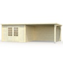 Vorschaubild Palmako Gartenhaus Ella 8,7 + 10,0 m² - 28 mm