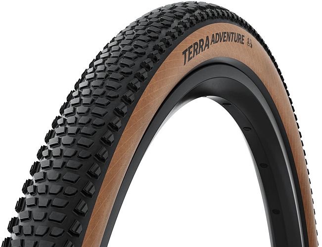 Continental Terra Adventure Reifen 28 × 2,00" schwarz,transparent
