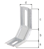 Alberts® Verstellwinkelgeprägtmit Langloch35/30/50/32 mm