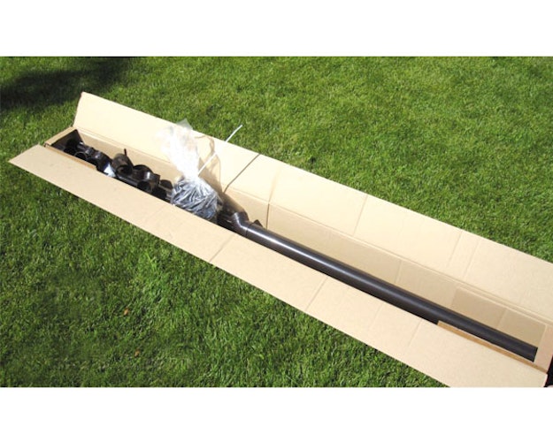Kunststoff Dachrinnenset 322B für Satteldächer