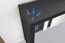 Gutta Rechteckvordach BS Plus 160 inkl. Seitenteil (neues Modell)