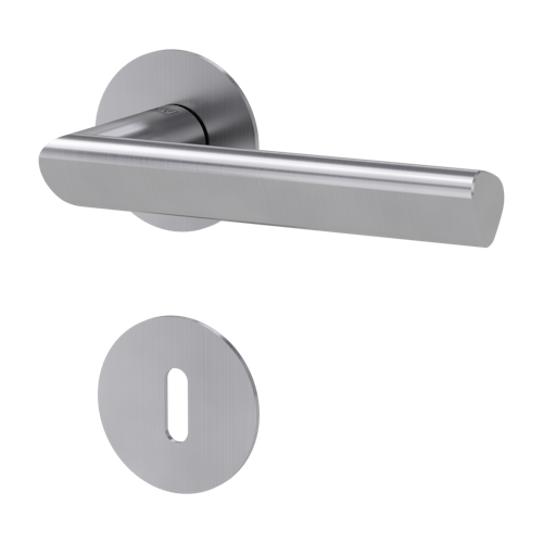 Griffwerk Türgriff TRI 134 Piatta S (Flachrosette) rund