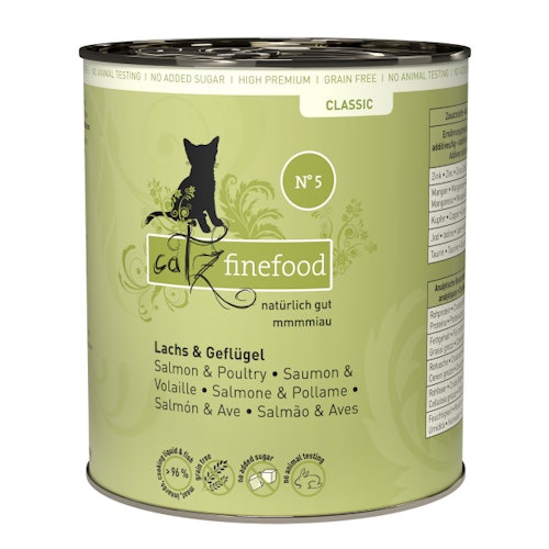 catz finefood Classic 6 x 800g Katzennassfutter