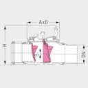 Vorschaubild KESSEL - Rückstaudoppelverschluss für freiliegenden Einbau