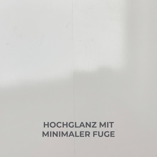 Revét Vinyl Wandfliese Weiß Hochglanz 120 x 60 cm