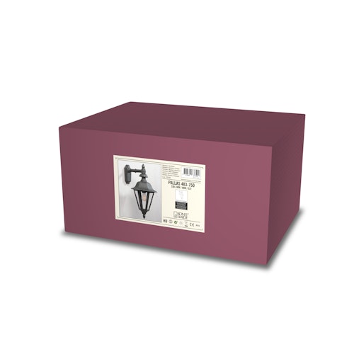 Konstsmide Wandleuchte Pallas Down, versch. Farben 