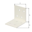 Vorschaubild Alberts® Winkelverbinder weiß kunststoffbeschichtet  40x40x40 mm