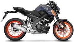 LeoVince Komplettanlage Edelstahl SBK LV ONE EVO für YAMAHA MT-125 / XSR 125 / YZF-R125 mit Katalysator