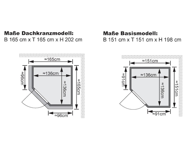 Karibu Sauna Nanja - 68 mm Systemsauna - 230 Volt Plug & Play inkl. gratis Sauna-Zubehörset im Wert von 234,94 €