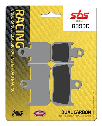 SBS Bremsbelag 839DC Road Racing Dual Carbon