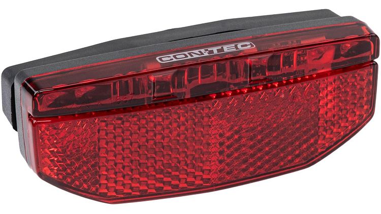 CONTEC Rücklicht TL-348 USB Gepäckträgerbefestigung 50 mm schwarz