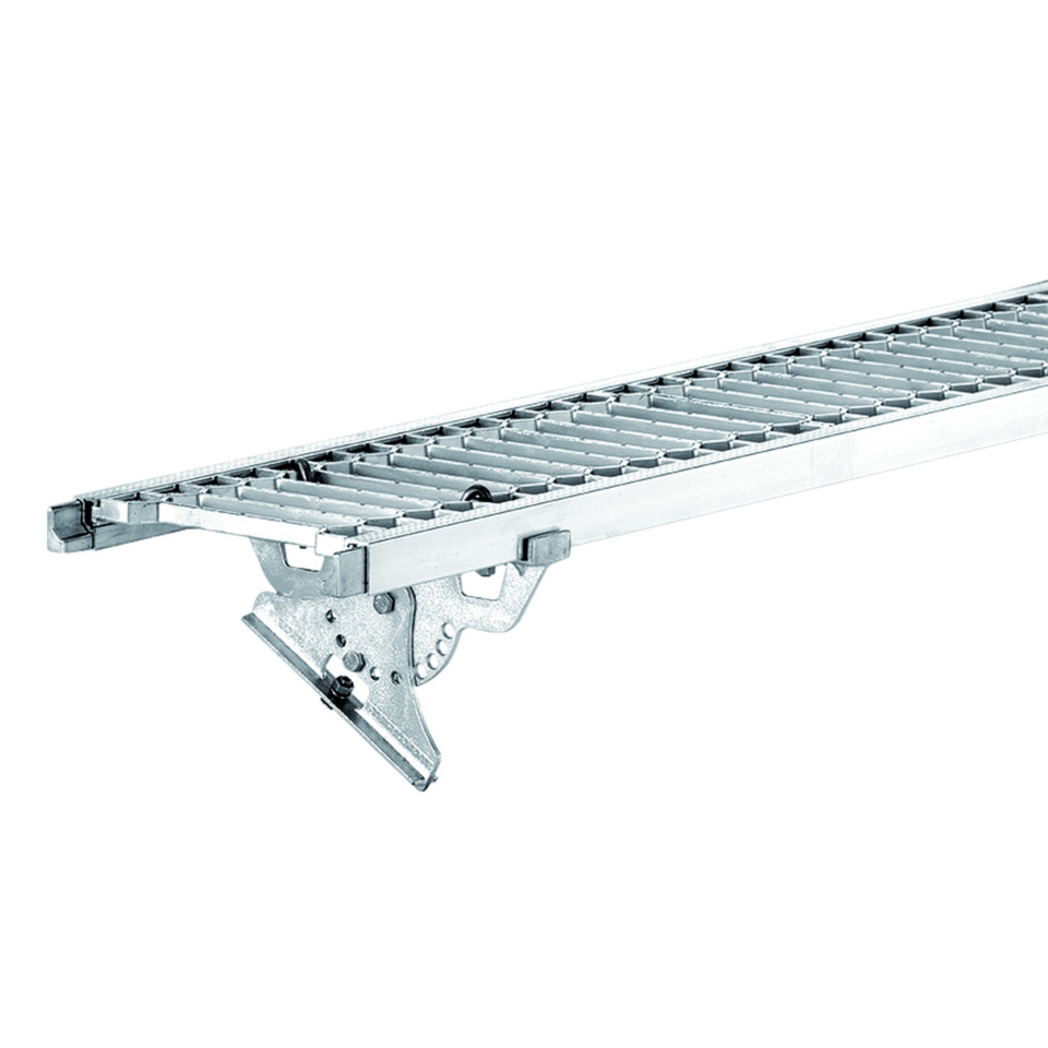 HEUEL Dachtrittsystem MultiStep Endlos-Laufrost - dunkelbraun