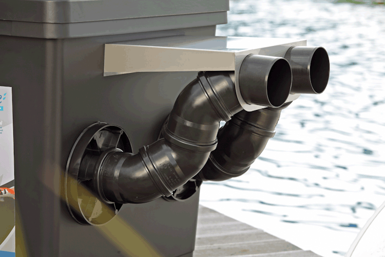 Oase Ablaufset für ProfiClear Premium gepumpt