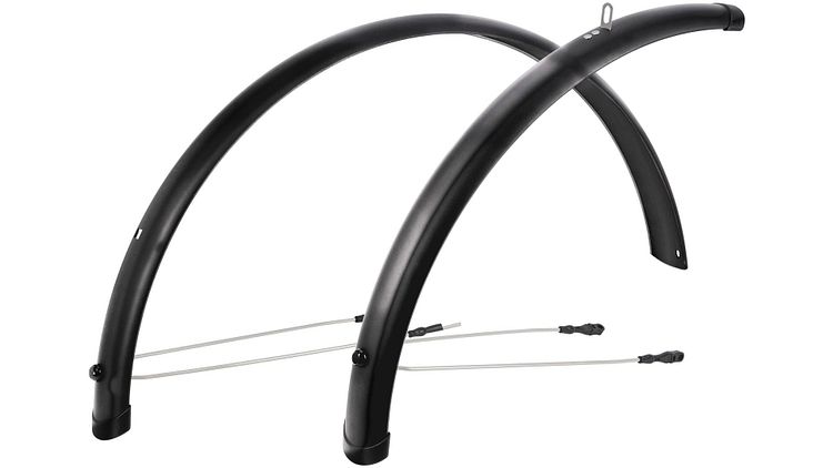CONTEC Schutzblech-Set Splash Protect 24 Zoll schwarz schwarz glänzend