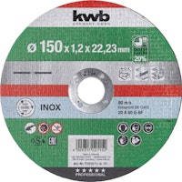 kwb Akku Top SPEED Tr-Schei dünn 150x1,2 712115