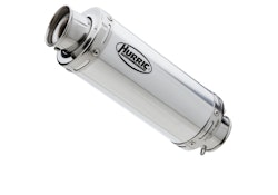 HURRIC SLIP-ON Schalldämpfer Supersport Endschalldämpfer Ø60 mm Super Short - Aluminium poliert für den universellen Einsatz