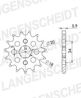 Supersprox Ritzel 428 16Z