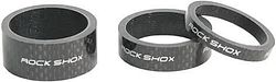 RockShox Spacer-Set Carbon 1 1/8 Zoll schwarz 5, 10 und 15 mm
