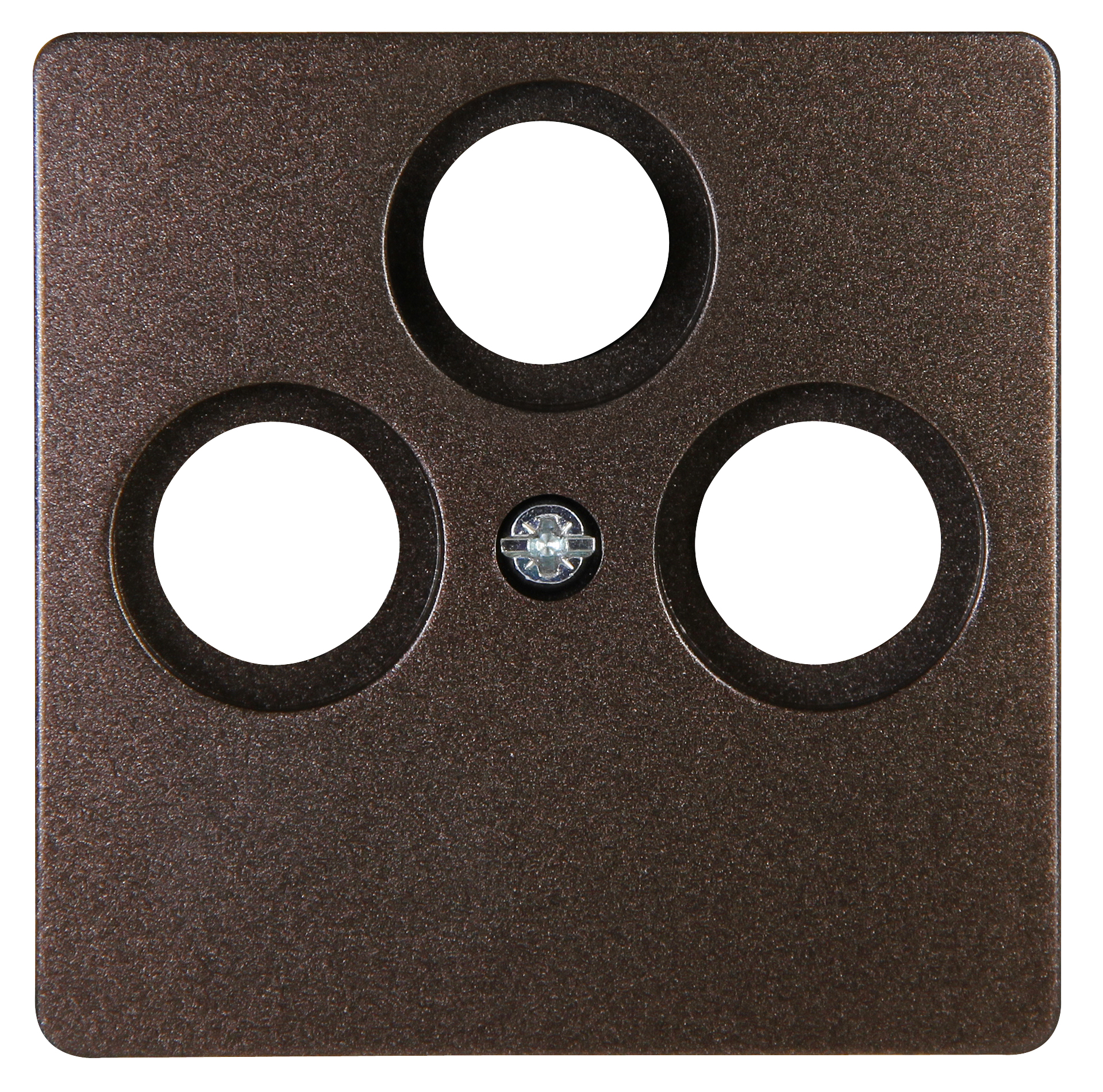 Kopp Antennenabdeckung TV/RF/SAT PARIS palisander-braun