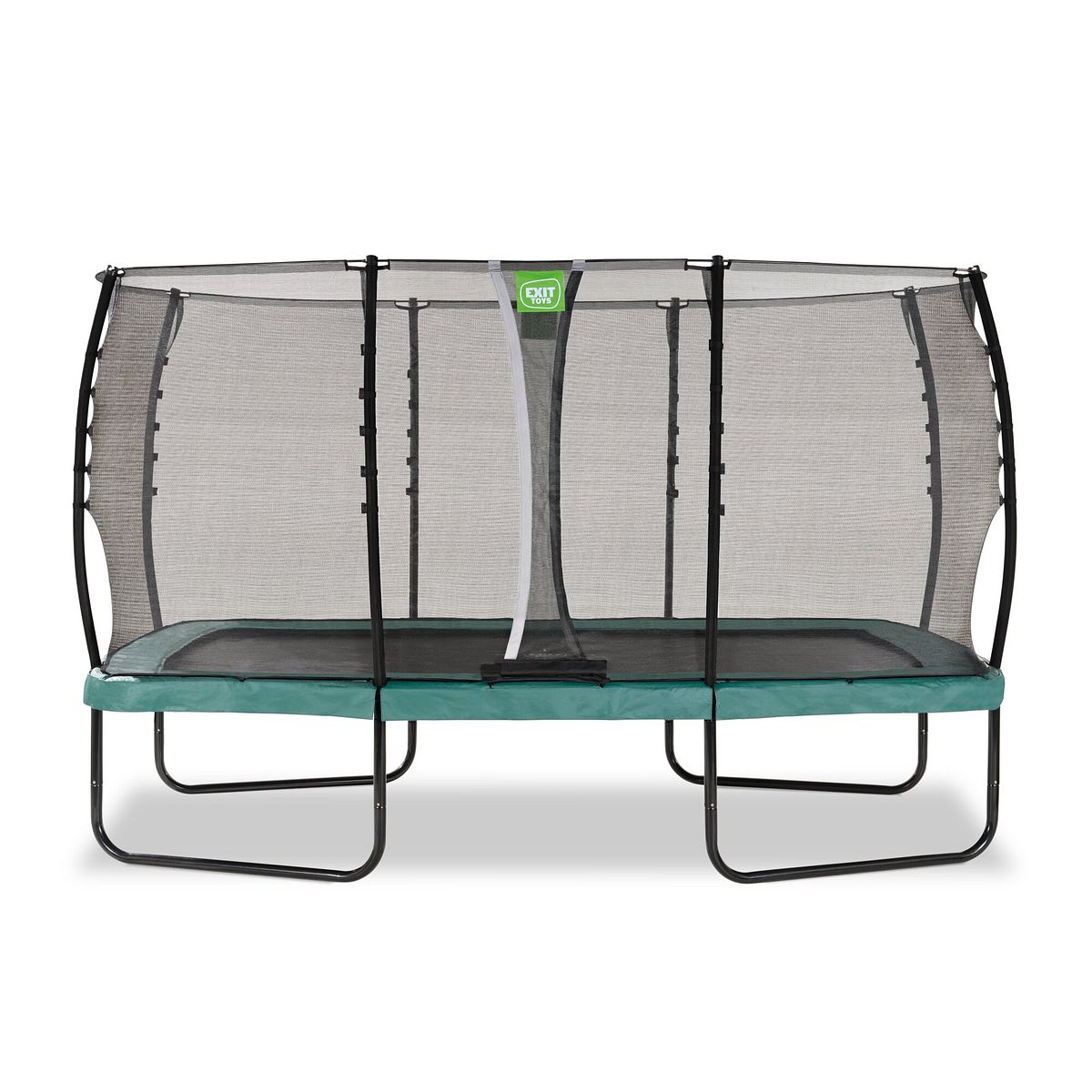 Exit Allure Classic Trampolin mit Sicherheitsnetz 244 x 427 cm grün