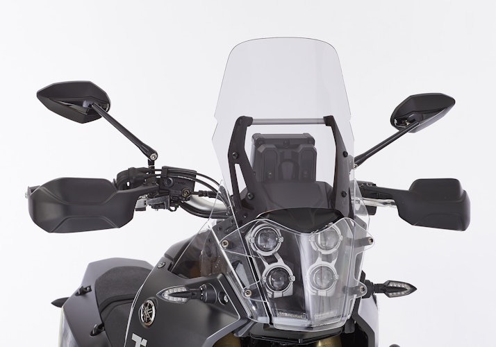 ERMAX Windschutzscheibe Acrylic durchsichtig Grau getönt für YAMAHA Ténéré 700