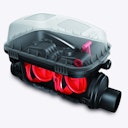 Vorschaubild KESSEL 73125.10 - Rückstaudoppelverschluss Staufix SWA DN 125 für freiliegenden Einbau