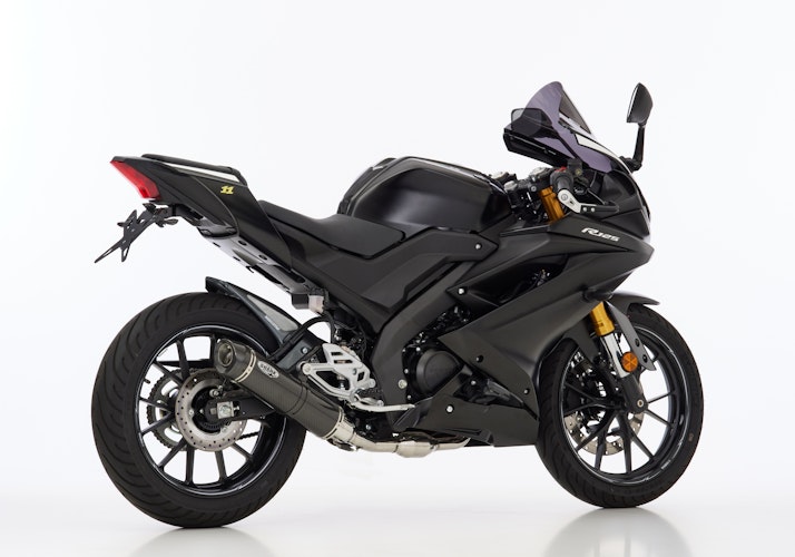 SHARK KOMPLETTANLAGE Carbon  Street GP für YAMAHA MT-125,XSR125 / Legacy,YZF-R125 EURO5  