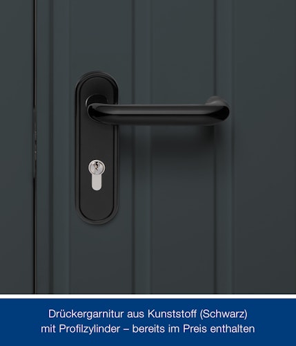 Hörmann Metall-Gerätehaus EcoStar EuroLine ESD mit Satteldach